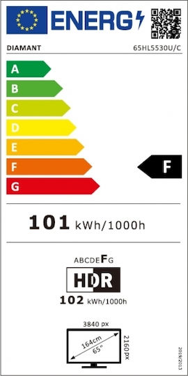 Horizon-Europe Smart Τηλεόραση 65" 4K UHD LED 65HL5530U/C (2023)