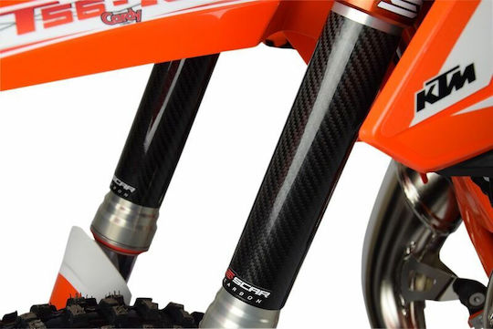 Scar Motorcycle Front Suspension Protectors Black