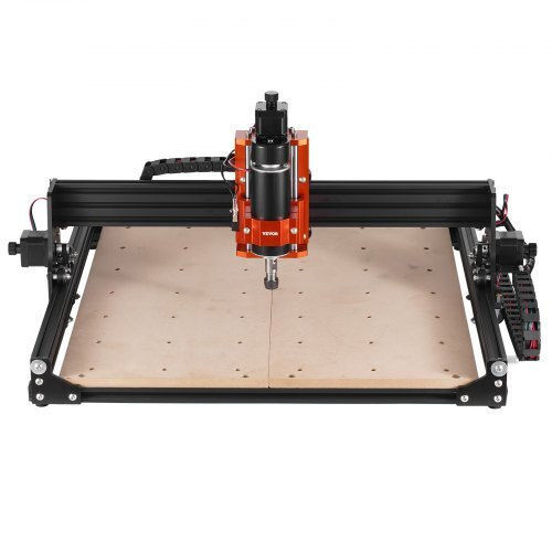 Vevor CNC Router Machine 400x400x60mm 300W 3 Axes Grbl 1200rpm Offline Controller Wood Acrylic MDF PVC Plastic Foam Skdkj4040cm04tpdjv2