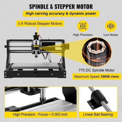 Vevor CNC Machine 3018 Pro 3 Axis Engraving Offline Controller Plastic Acrylic PVC Wood Dkj3018projck0001v2