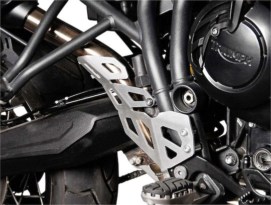 SW-Motech Motorcycle Exhaust Protector Honda XR Triumph Tiger 800 Yamaha XC Silver