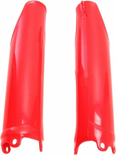 UFO Motorrad-Vorderradgabelschutz Honda CRF 450 Rot