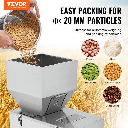 Vevor Automatic Particle Filling Machine 20-3000g Stainless Steel Weighing Machine Seeds & Grains Ldsklfzjbzd263v7vv2