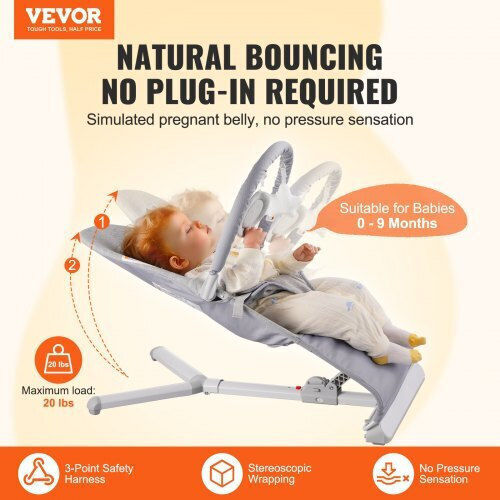 Vevor Handbuch Baby Relax Gray für Kind bis 9kg