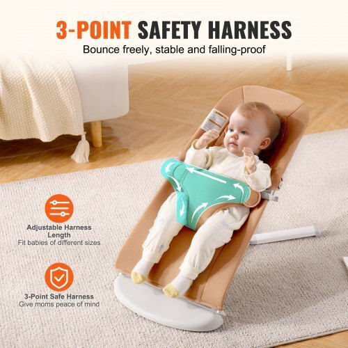 Vevor Manual Baby Relax Brown for Child up to 9kg