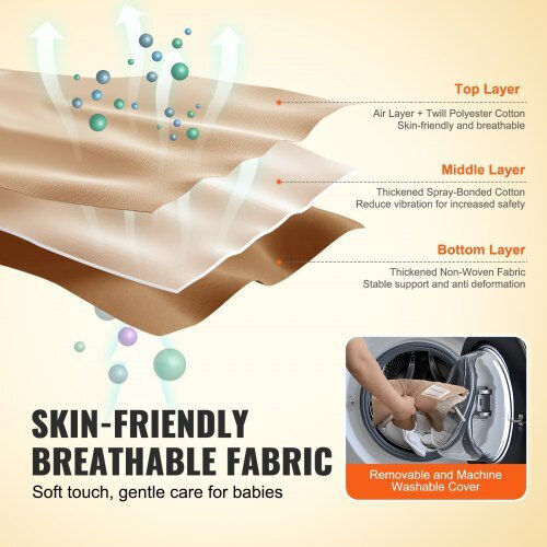 Vevor Manual Baby Relax Brown for Child up to 9kg