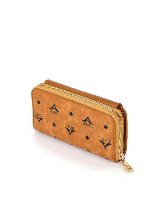 La tour Eiffel Large Women's Wallet Tabac Brown