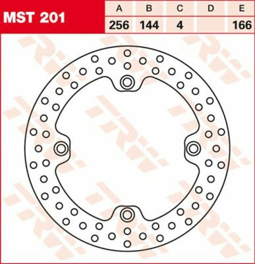 TRW Front Motorcycle Brake Disc for Honda Transalp