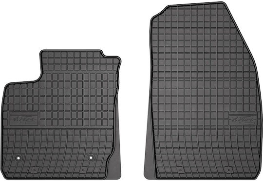 Frogum Set of Front and Rear Mats 2pcs for Ford Courier 2014 Black