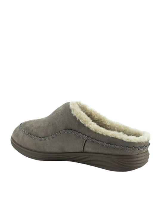 Herren Hausschuhe Mit Fell Graue