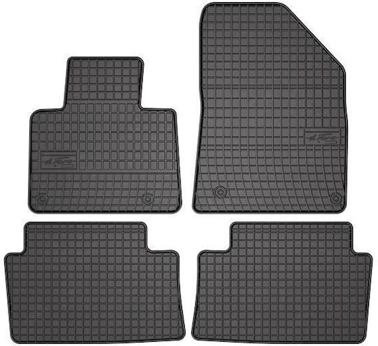 Frogum Set of Front and Rear Mats 4pcs for Citroen C5 2008 Black