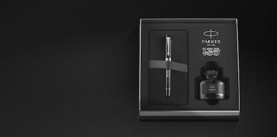 Parker Duofold Module Stilou Medium Cu Cerneală Neagră