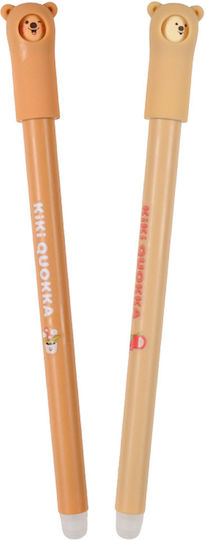 M&g Στυλό Erasable Kiki Quokka 0.7mm Μπλε 2 Σχέδια 1τμχ