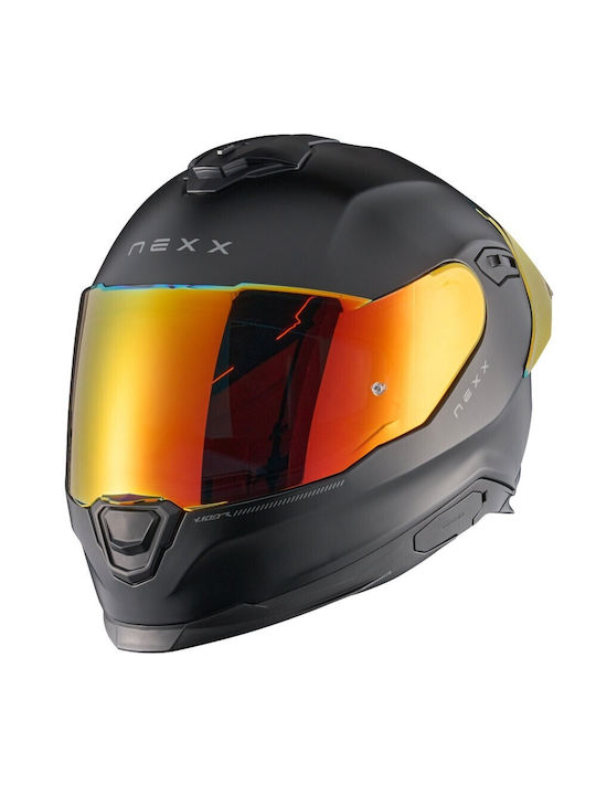 Nexx Y.100R Subsonic Black / Red Κράνος Μηχανής Full Face DOT / ECE 22.06 1575gr με Pinlock και Sunvisor