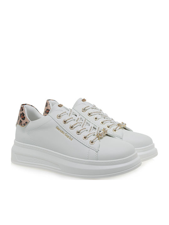 Γυναικεία Sneakers White Leopard Tan