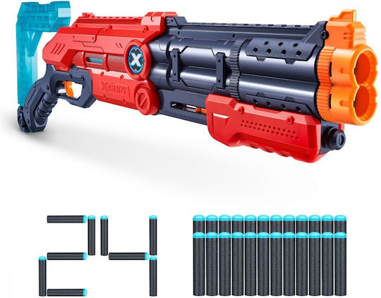 ヒロ　1/6 Zuru X-Shot Excel Vigilante Pistol pentru copii 36437 Kόκκινο