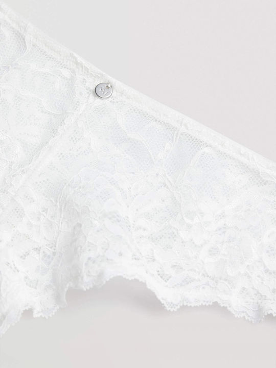 Women's Brazil with Lace White