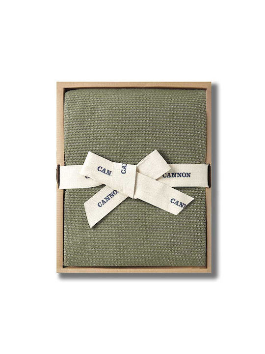 Cannon Cotton Fresh Blanket Single 170x220cm Olive