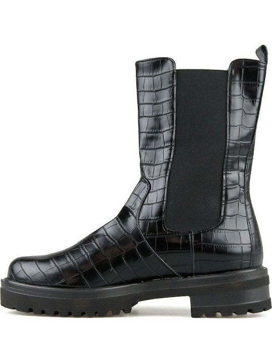 Stiefeletten Damen Schwarz