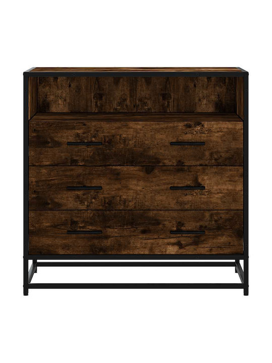 Συρταριέρα Креватокамарас от Дърво и Метал Smoked Oak 70x41x70бр