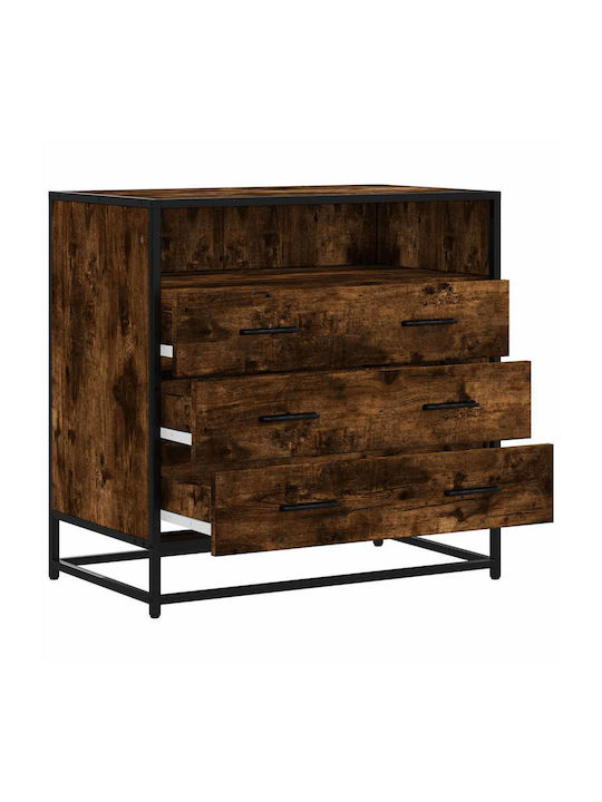 Συρταριέρα Креватокамарас от Дърво и Метал Smoked Oak 70x41x70бр