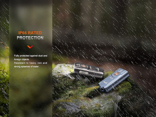 Fenix Rechargeable Keychain Flash Light LED with Maximum Brightness 500lm