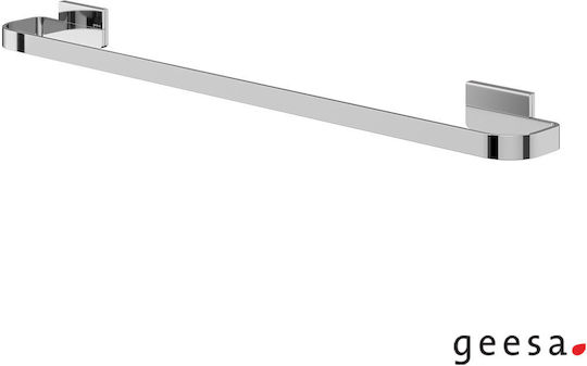 Geesa Ράγα Μπάνιου Μονή Επιτοίχια με Βίδες ​60x60cm Inox Ασημί