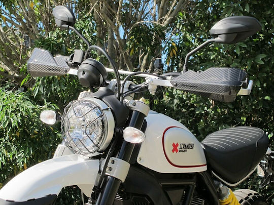 Barkbusters Installation Kit for Motorcycle Protective Hand Guards in White Colour