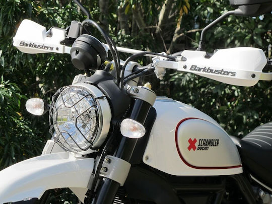 Barkbusters Installation Kit for Motorcycle Protective Hand Guards in White Colour