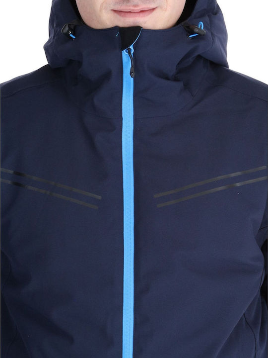 Icepeak 56130839-390 Ανδρικό Μπουφάν για Σκι & Snowboard Navy Μπλε