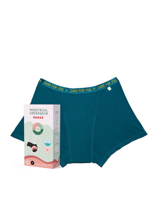 Femi.eko Luna Menstrual Shorts Blue