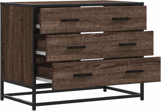 Συρταριέρα Креватокамарас от Дърво и Метал Brown Oak 70x56x41бр
