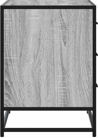 Συρταριέρα Κρεβατοκάμαρας Grey Sonoma 70x41x56cm