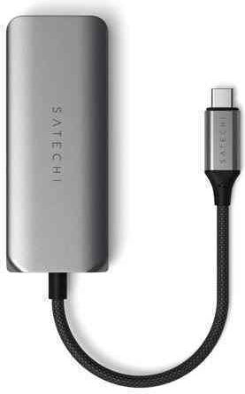 Satechi Hub 3 Θυρών USB 3.2 με σύνδεση USB-C / Ethernet Γκρι