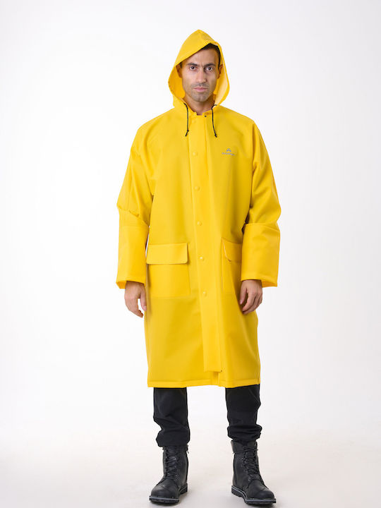 Anorak Αδιάβροχη Καπαρντίνα Strutter Flex X-long Κίτρινο
