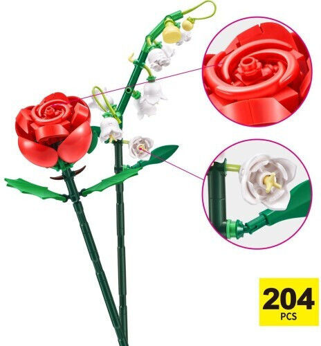 Zuru Max Build Building Blocks Garden Long Flowers for 3+ Years Various Designs 1pc