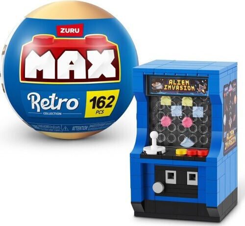 Zuru Max Build Retro Bauklötze für 3+ Jahre 1 Stück (Verschiedene Designs) 1 Stk