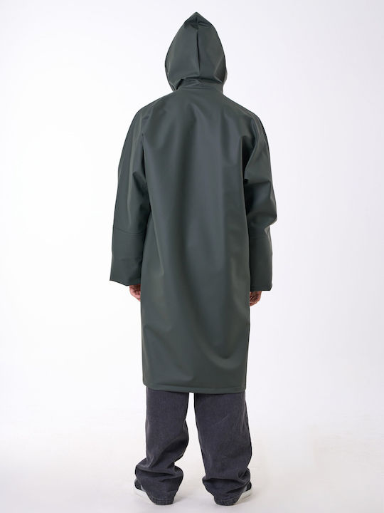 Anorak Αδιάβροχη Καπαρντίνα Strutter Flex X-long Λαδί