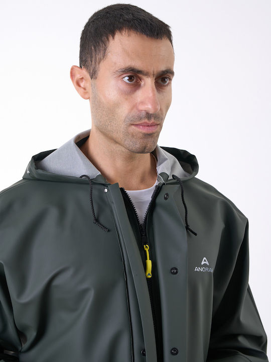 Anorak Αδιάβροχη Καπαρντίνα Strutter Flex X-long Λαδί