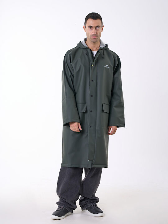 Anorak Αδιάβροχη Καπαρντίνα Strutter Flex X-long Λαδί