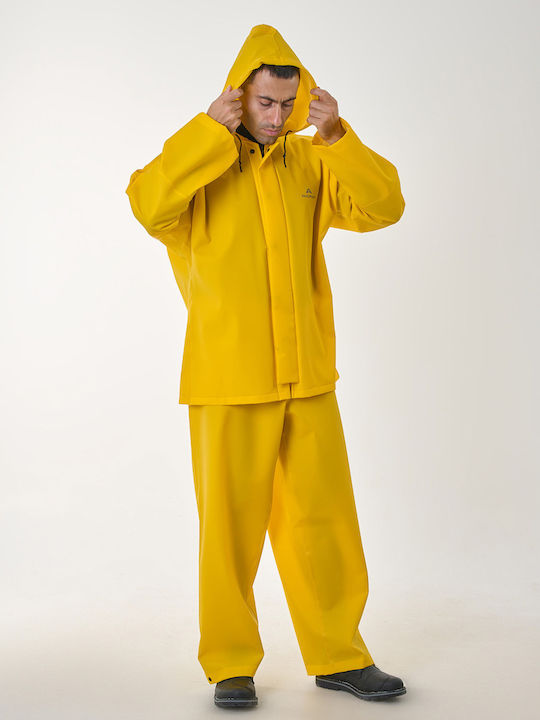 Costum impermeabil Anorak Levante Long-galben