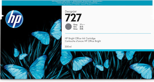 HP 727 Γνήσιο Μελάνι Εκτυπωτή InkJet Γκρι (F9J80A)