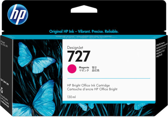 HP 727 Original InkJet Printer Ink Magenta (B3P20A)