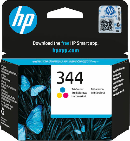 HP 344 Γνήσιο Μελάνι Εκτυπωτή InkJet Πολλαπλό (Color) (C9363EE)
