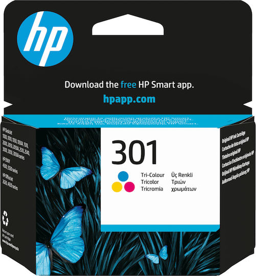 HP 301 Original InkJet Printer Ink Multiple (Color) (CH562EE)