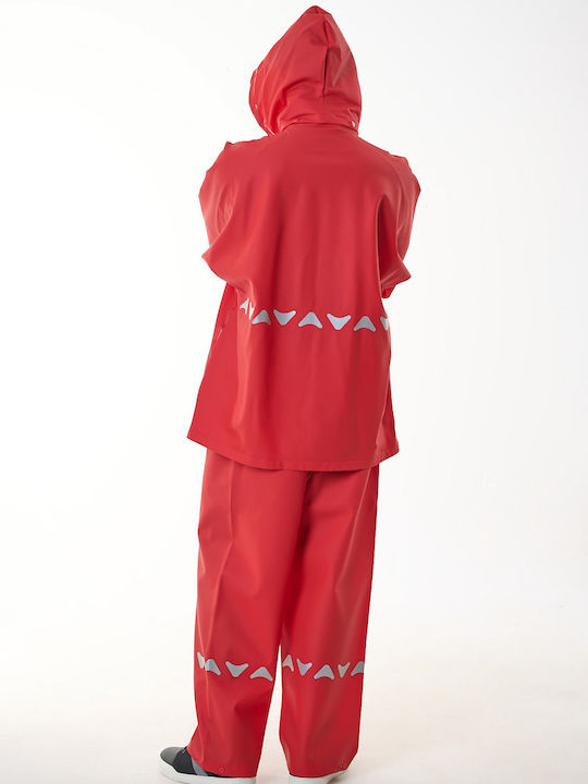 Anorak Wasserdichter Anzug Avenue R Lang Rot