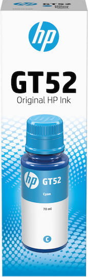 HP GT52 Original InkJet Printer Ink Cyan (M0H54AE)