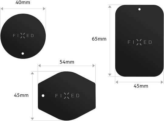 Plăci Metalice Fixe Suport Magnetic Fixic-pl-bk Negru 8591680108152