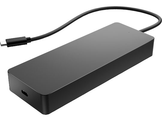 HP USB-C Docking Station με HDMI/DisplayPort Ethernet Μαύρο (50H98AA)