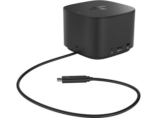 HP G2 Thunderbolt 3 Docking Station with DisplayPort 4K PD Ethernet and Support for 2 Monitors Black